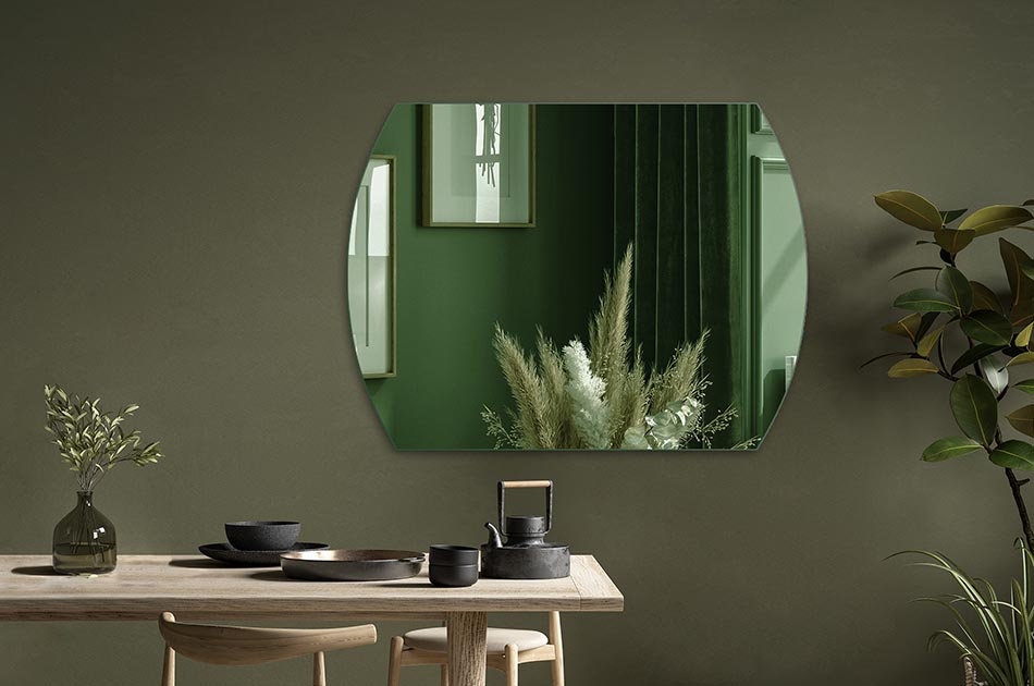 A mirror with a selectable surface colour is a functional and elegant addition that will match any interior. Choose the colour of the mirror surface to suit your individual needs and the style of the room. A variety of surface colours are available, including golden and iron gray. The mirror can be used in all rooms, such as the bathroom, bedroom, hallway or living room. Simple in terms of installation and daily maintenance.