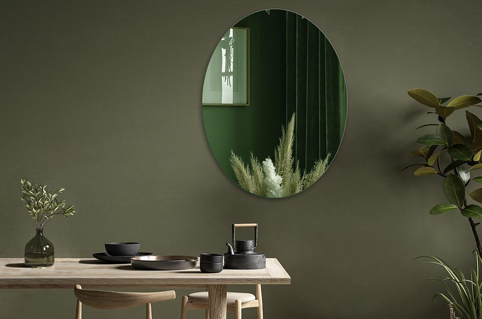 A mirror with a selectable surface colour is a functional and elegant addition that will match any interior. Choose the colour of the mirror surface to suit your individual needs and the style of the room. A variety of surface colours are available, including golden and iron gray. The mirror can be used in all rooms, such as the bathroom, bedroom, hallway or living room. Simple in terms of installation and daily maintenance.