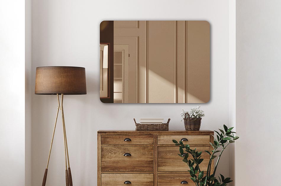 A made-to-measure mirror is the ideal solution for those who want a perfect fit. Available in a variety of sizes, our made-to-measure mirrors will add a unique touch to any interior. Choose the size you want!
