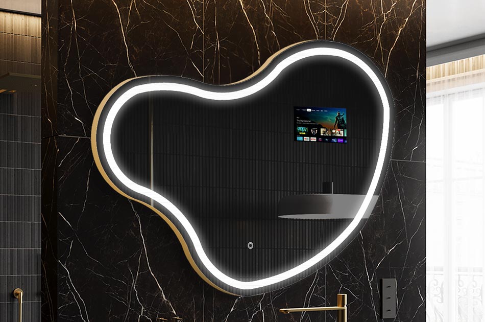 Artistic smart mirror with touch control – decorative mirror | ARTFORMA