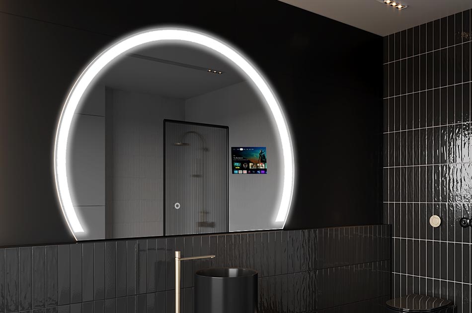 Artistic smart mirror with touch control – decorative mirror | ARTFORMA