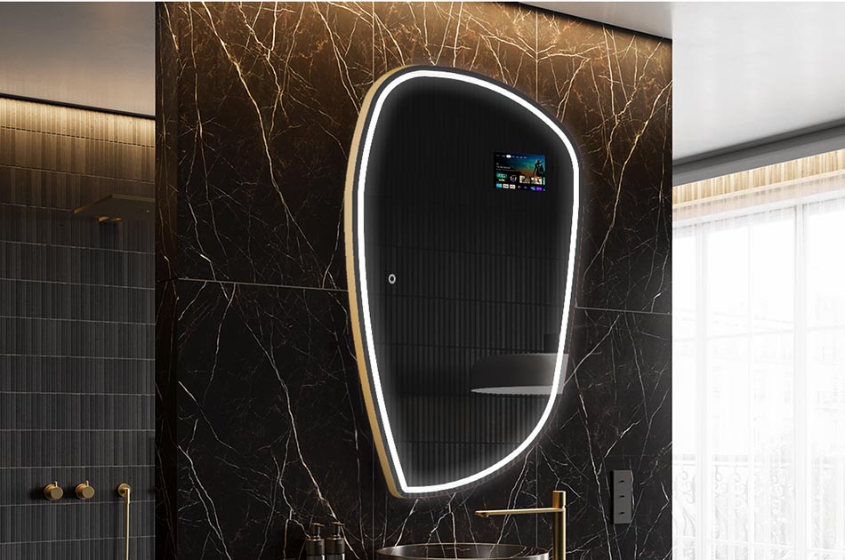 Artistic smart mirror with touch control – decorative mirror | ARTFORMA