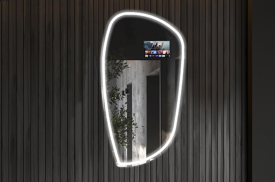 Interactive mirror with Google Assistant feature is an innovative device that combines the functions of a mirror with those of a multimedia device and Google's voice assistant. You can easily take advantage of a wide range of features such as checking the weather, taking voice notes, viewing your calendar, launching streaming apps, using Google search, making Video calls.