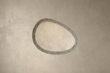 Mirrors with a stone veneer