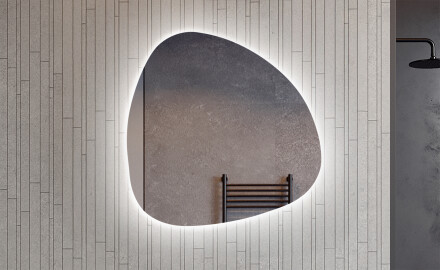 Irregular classic mirrors with lighting