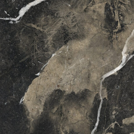 Glazed Porcelain Floor Tile 60x120, Black with Gold Veins, Glossy, Rectified A4H109 Pierre Black #11