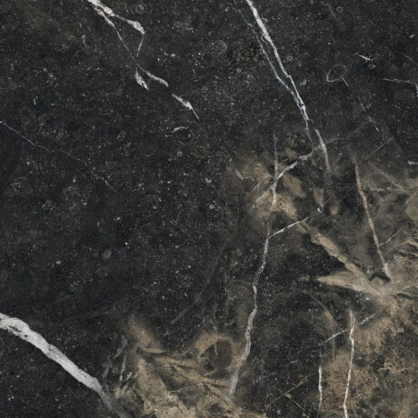Glazed Porcelain Floor Tile 60x120, Black with Gold Veins, Glossy, Rectified A4H109 Pierre Black #18