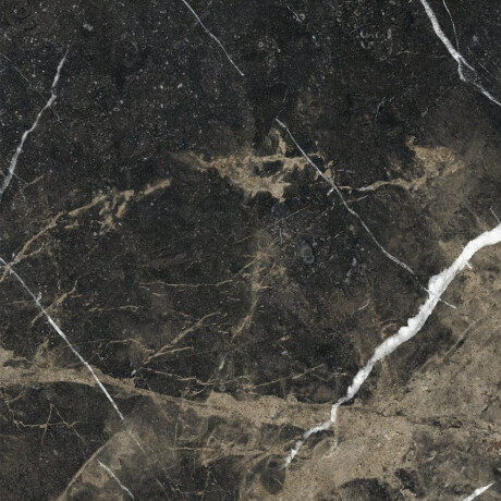 Glazed Porcelain Floor Tile 60x120, Black with Gold Veins, Glossy, Rectified A4H109 Pierre Black #35