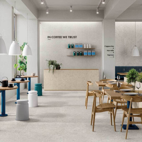 60x120 cm White Matte Wall Tile A4H1094 Shellstone Bianco Rigat-One #4