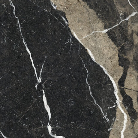Glazed Floor Tile 60x120 with Gold Veins, Matte, Rectified, A4H110 Pierre Black #10