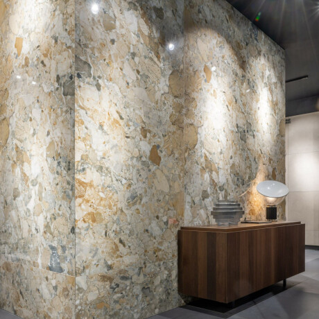Large-format porcelain tile, 120x280, beige-gray marble, glossy finish, A4H1111 Calda Ambrozia #2