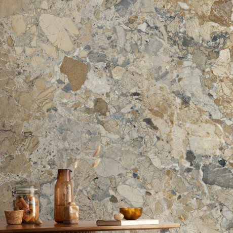 Large-format porcelain tile, 120x280, beige-gray marble, glossy finish, A4H1111 Calda Ambrozia #3