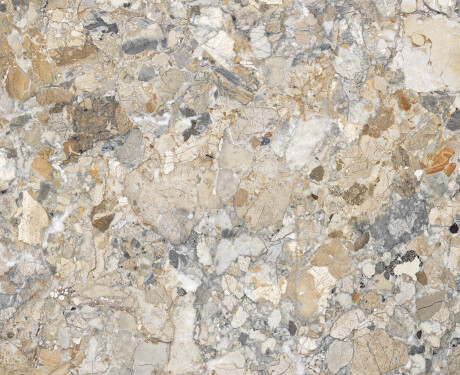 120x120 Floor Porcelain Tile, Beige-Gray Marble, Glossy Finish, A4H1113 Calda Ambrozia