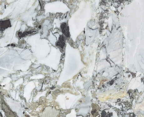 Large-format porcelain tile, 120x280, white marble with gold veins, matte finish, A4H1116 Bellezza Bianca