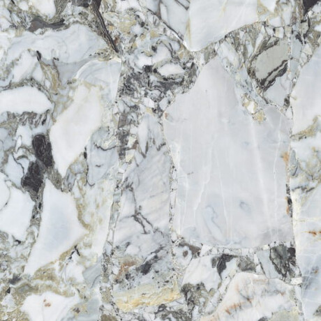 Bookmatch Porcelain Tile 120x280, white marble with gold veins, glossy finish A4H1118 Bellezza Bianca #4