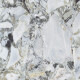 120x120 Floor Tile, White Marble with Gold Veins, Matte Finish, A4H1119 Bellezza Bianca #4