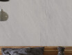 Glazed porcelain floor tile, 120x280 cm, light gray stone, matte finish, A4H1125 Agathos White