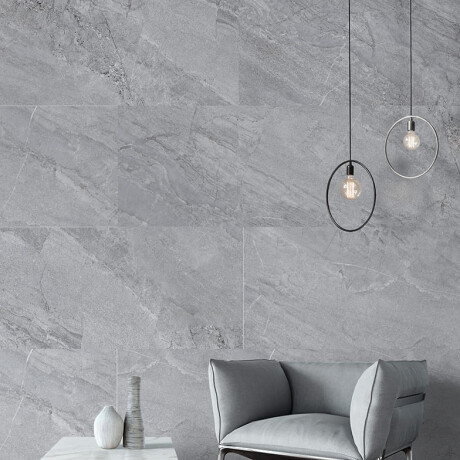 Glazed porcelain floor tile, 120x280 cm, stone gray, matte, A4H1129 Agathos Grey #4