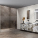 Glazed porcelain floor tile, 60x120 cm, brown stone, matte finish, A4H1135 Agathos Multicolor #6