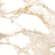 Glazed porcelain floor tile, 60x120 cm, white with gold veins, matte, rectified, A4H116 Varenna #10