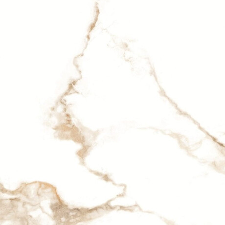Glazed porcelain floor tile, 60x120 cm, white with gold veins, matte, rectified, A4H116 Varenna #15