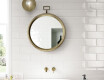 10x30 White Glossy Flat Wall Tile A4H17 Blanco Brillo