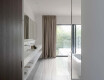Large-format porcelain tile for floors, 120×280 cm, matte gray with subtle veining, rectified, A4H186 Dolomite
