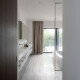 Large-format porcelain tile for floors, 120×280 cm, matte gray with subtle veining, rectified, A4H186 Dolomite #1