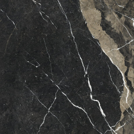 Large-format 120x270 cm matte black porcelain tile with gold veins, rectified, A4H196 Pierre Black #6