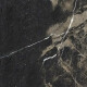 Pierre Black Glazed Porcelain Floor Tile, 120x120 cm, glossy black with gold veins, rectified, A4H197 #11