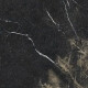 Pierre Black Glazed Porcelain Floor Tile, 120x120 cm, glossy black with gold veins, rectified, A4H197 #12
