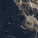 Large-format porcelain tile for flooring, 120x280 cm, Bookmatch, black gloss with gold veins, rectified, A4H203 Pierre Black #4