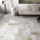 Glazed porcelain floor tiles, 120x120 cm, matte gray, rectified, A4H252 City Grey #11