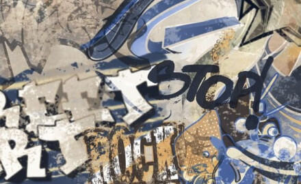 Large-format glazed porcelain floor tiles, 120x280 cm, matte beige, rectified, A4H255 City Graffiti Beige