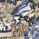 Large-format glazed porcelain floor tiles, 120x280 cm, matte beige, rectified, A4H255 City Graffiti Beige #2