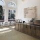 Glazed porcelain floor tiles, 120x120 cm, matte concrete gray, rectified, A4H311 Massive Ashen #4