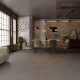Glazed porcelain floor tiles, 120x120 cm, matte concrete gray, rectified, A4H321 Massive Davy #4