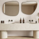 Large-format porcelain tile, 120x270 cm, matte white, rectified, A4H331 Mood Pure #5