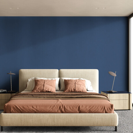 Glazed porcelain floor tile, 60x120 cm, matte blue, rectified, A4H345 Mood Vivo #1