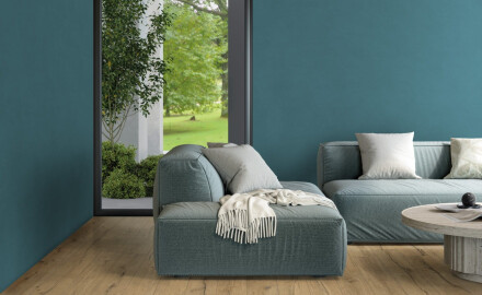 Large-format 120x280 cm blue matte rectified porcelain tile A4H347 Mood Hope