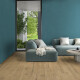 Glazed porcelain floor tile, 60x120 cm, matte blue, rectified, A4H349 Mood Hope #7