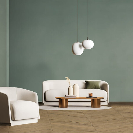 Glazed porcelain floor tile, 120x280 cm, matte green, rectified, A4H351 Mood Rise #4