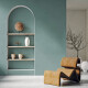Large-format 120x280 cm green matte rectified porcelain tile A4H355 Mood Safe #3