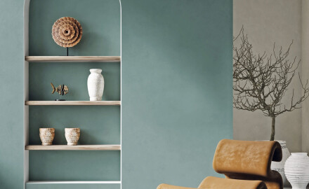Glazed porcelain floor tile, 60x120 cm, matte green, rectified, A4H357 Mood Safe