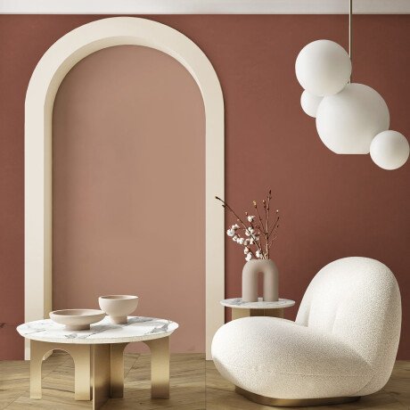 Glazed porcelain floor tile, 60x120 cm, matte pink, rectified, A4H365 Mood Gentle #1