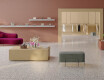 Glazed porcelain floor tile, 60x120 cm, matte red, rectified, A4H369 Mood Verve