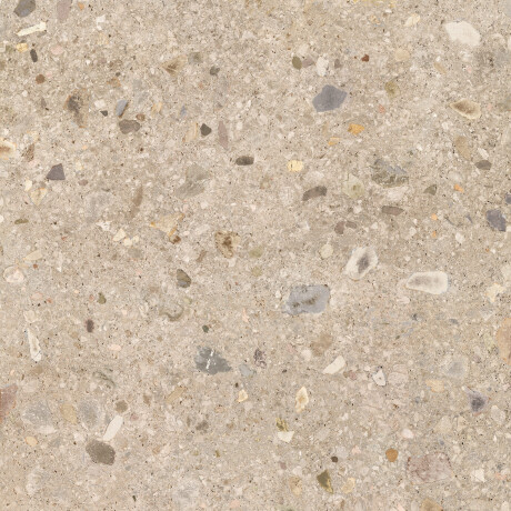Glazed porcelain floor tile, 120x120 cm, beige terrazzo, matte finish, rectified, A4H407 Ceppo Di Gre Warm #1