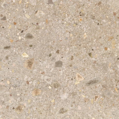 Glazed porcelain floor tile, 120x120 cm, beige terrazzo, matte finish, rectified, A4H407 Ceppo Di Gre Warm #6