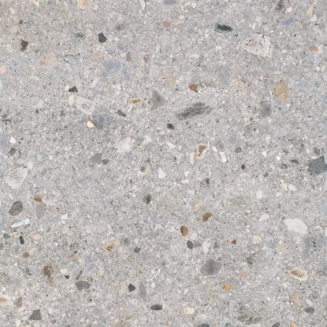 Glazed porcelain floor tile, 120x120 cm, matte terrazzo gray, rectified, A4H417 Ceppo Di Gre Multi #3