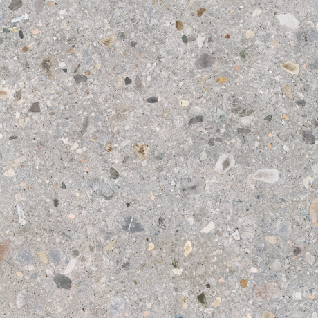 Glazed porcelain floor tile, 120x120 cm, matte terrazzo gray, rectified, A4H417 Ceppo Di Gre Multi #5